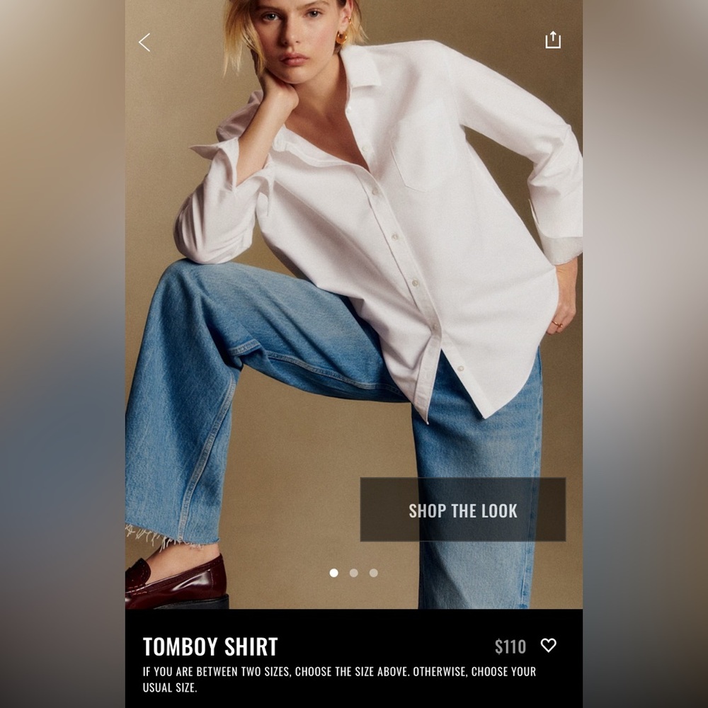 Sezane Tomboy shirt